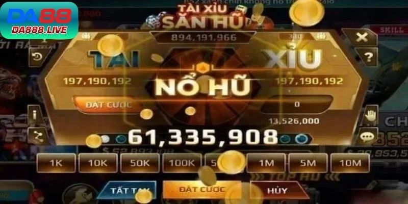 Nổ Hũ Tài Xỉu DA88 - Thách Thức Vận May Quay Hũ Lớn